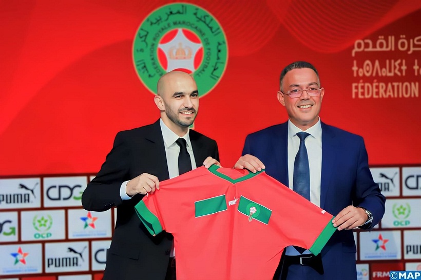 الجامعة تجدد ثقتها في وليد الركراكي مدربا للمنتخب الوطني