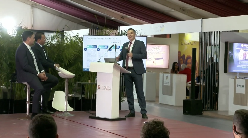 معرض الادخار.. Red Med تقدم رؤية تنويع أدوات الاستثمار في المشاريع الإنتاجية