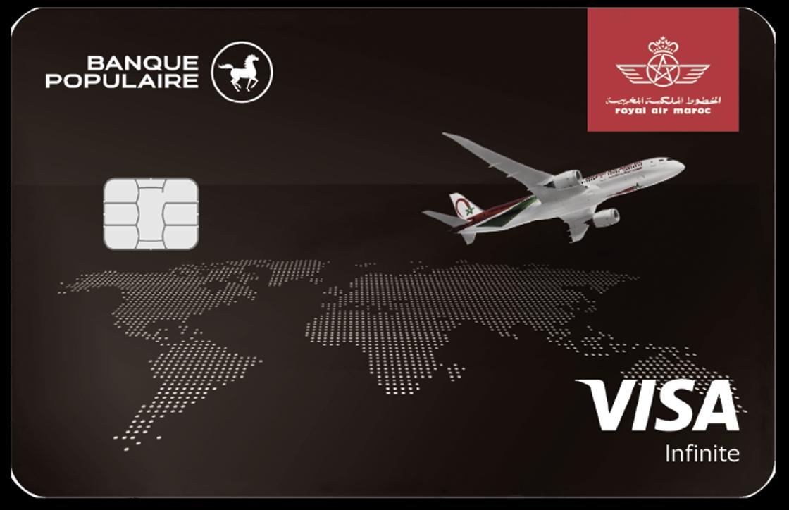 البنك الشعبي يطلق بطاقة "INFINITE VISA" بشراكة مع الخطوط الملكية المغربية