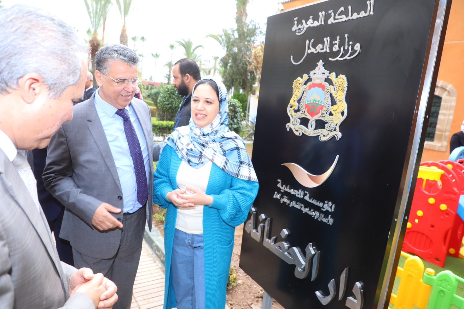 وهبي يطلق دار للحضانة بمقر وزارة العدل